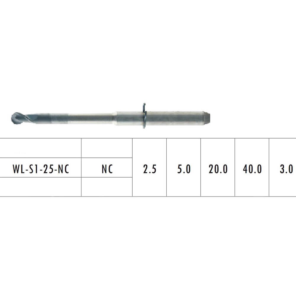 1PC Dental Lab CAD/CAM Milling Burs for Zirconia WL-S1-25-NC for Wieland S1