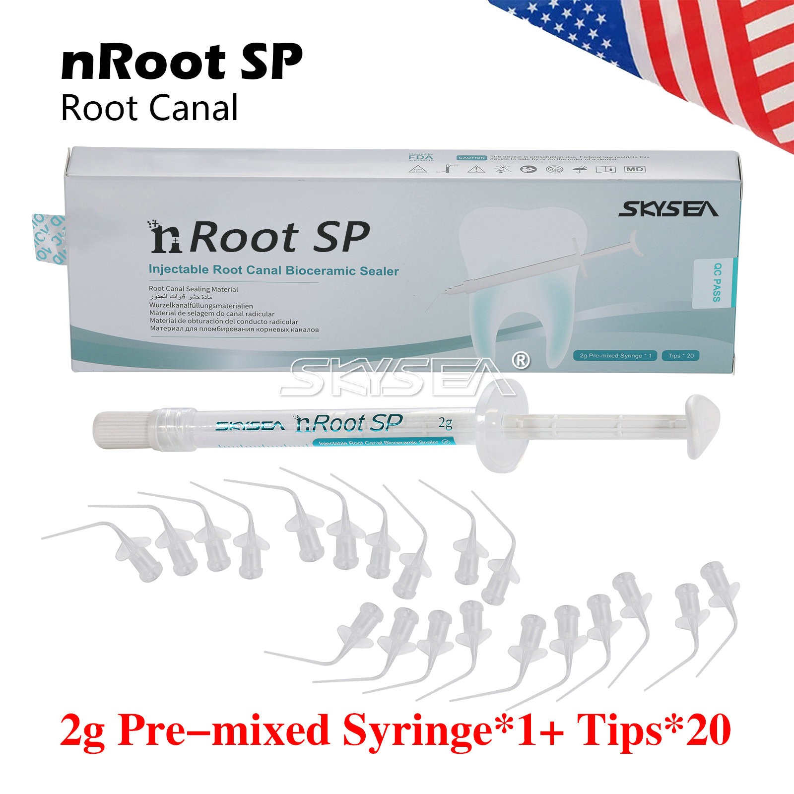 Dental Injectable Root Canal Bioceramic Sealer Endodontic Sealing Filling Cement