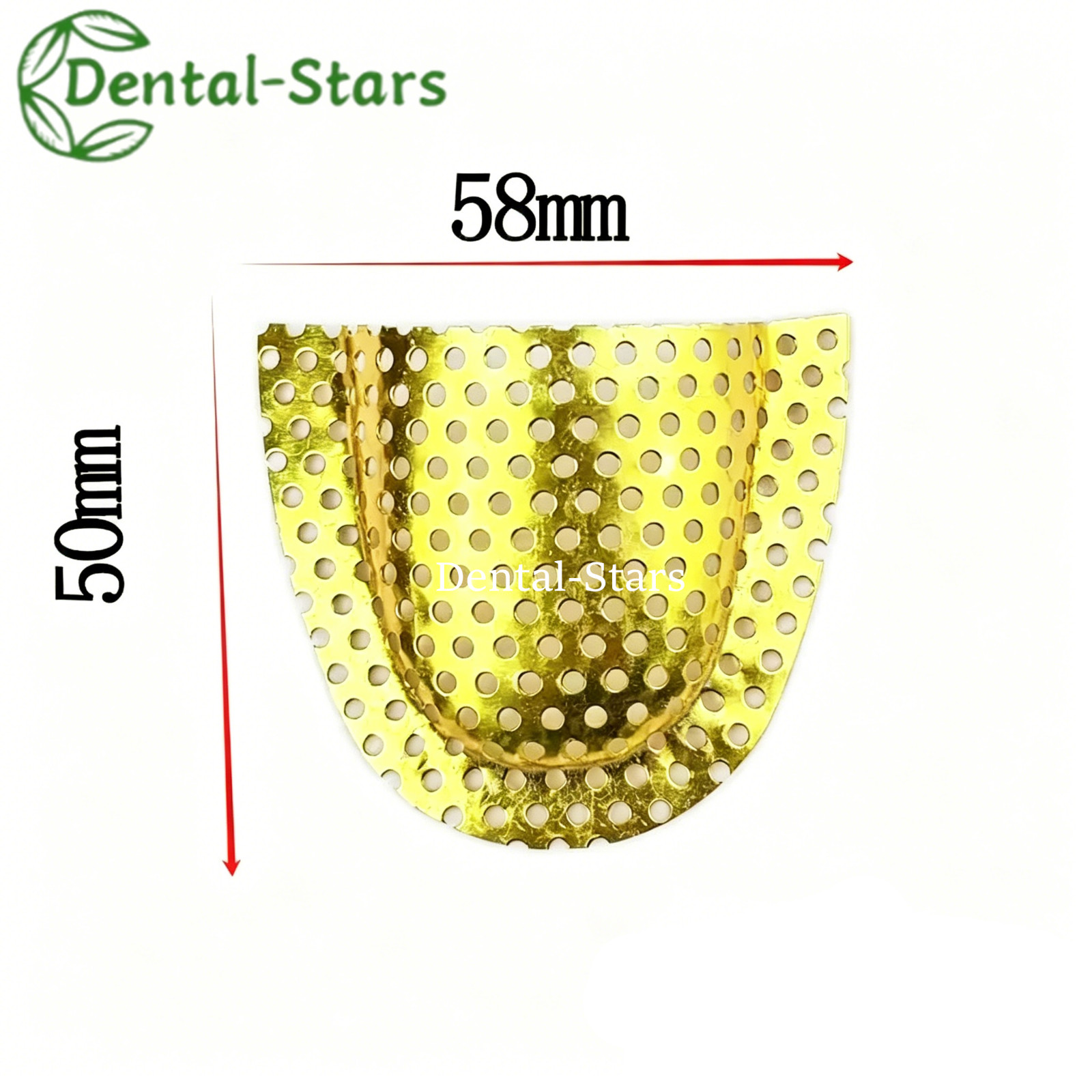 5 Pairs Dental Lab Grid Strengtheners Frego Reinforcement Mesh Gold/Sliver Upper