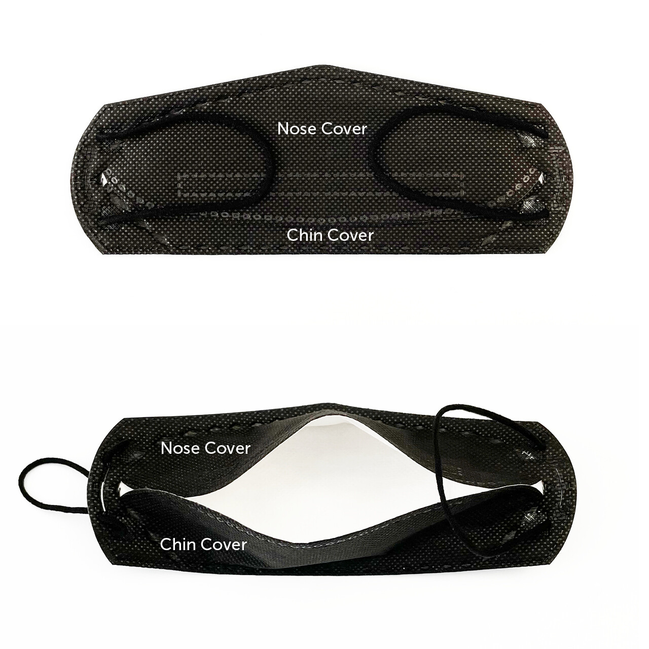2-10 Individual Pack KF94 BLACK Face Mask Safety Protective Adult Made In Korea