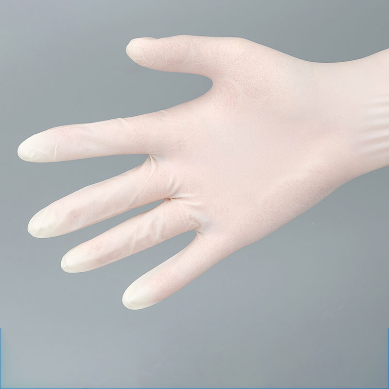 Rubber/Nitrile Gloves Disposable Waterproof Glove White Blue S M L XL for DIY