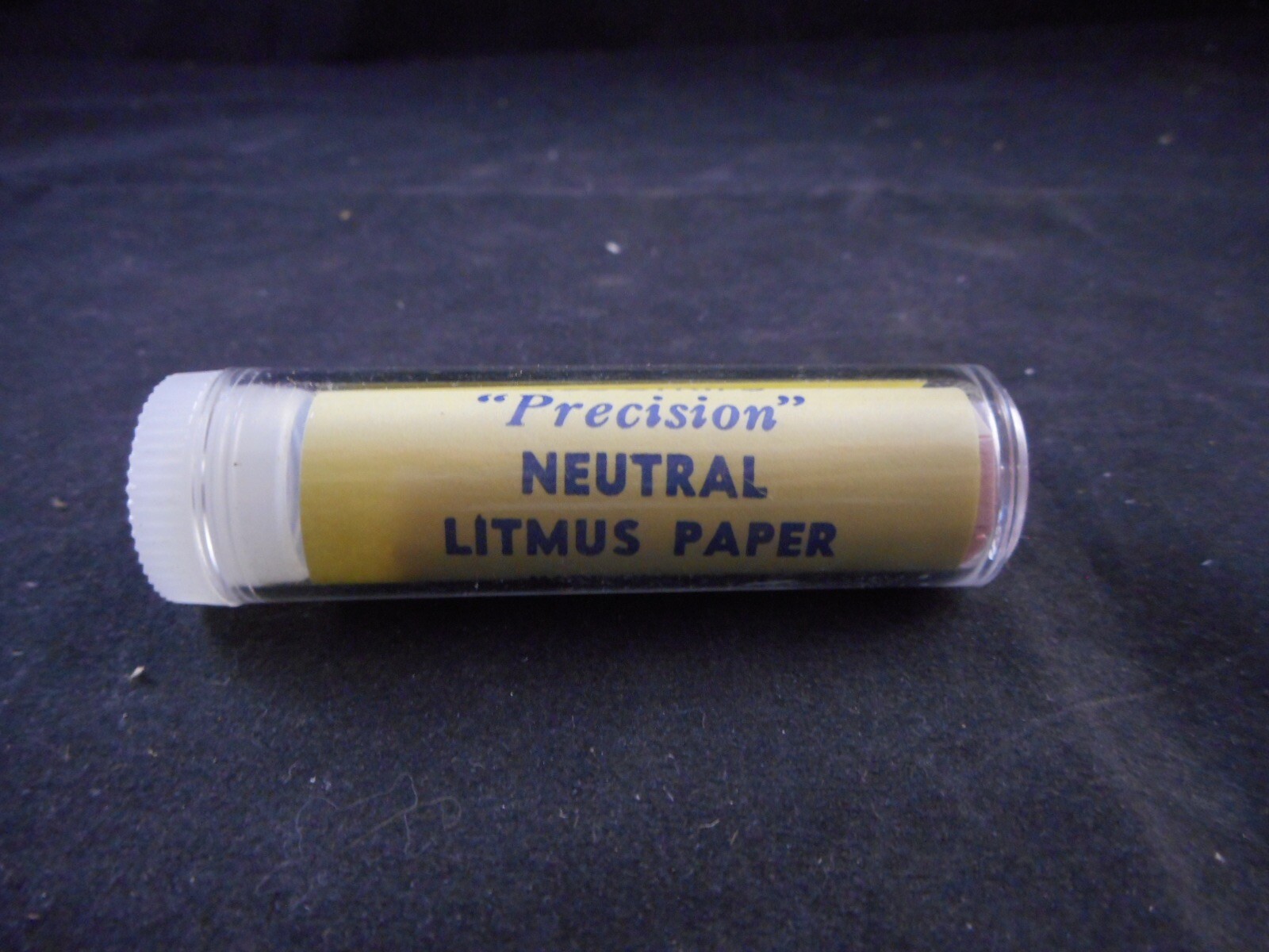 PRECISION LABORATORIES Disposable NEUTRAL Litmus Paper Testing 100 Strips/Vial