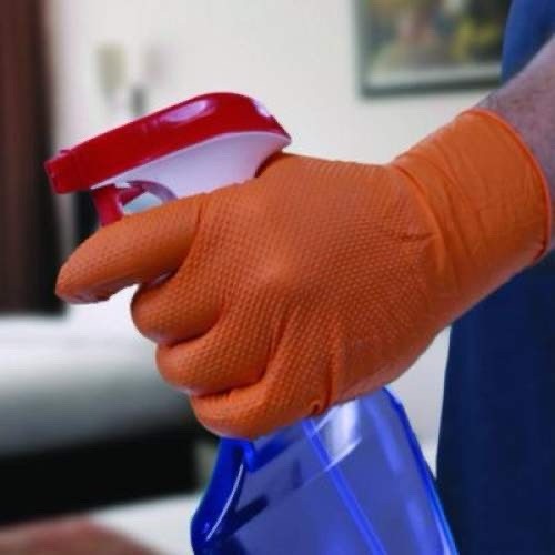 100 Ct Xtreme Diamond Textured Nitrile Gloves XLarge Food Cleaning Automotive