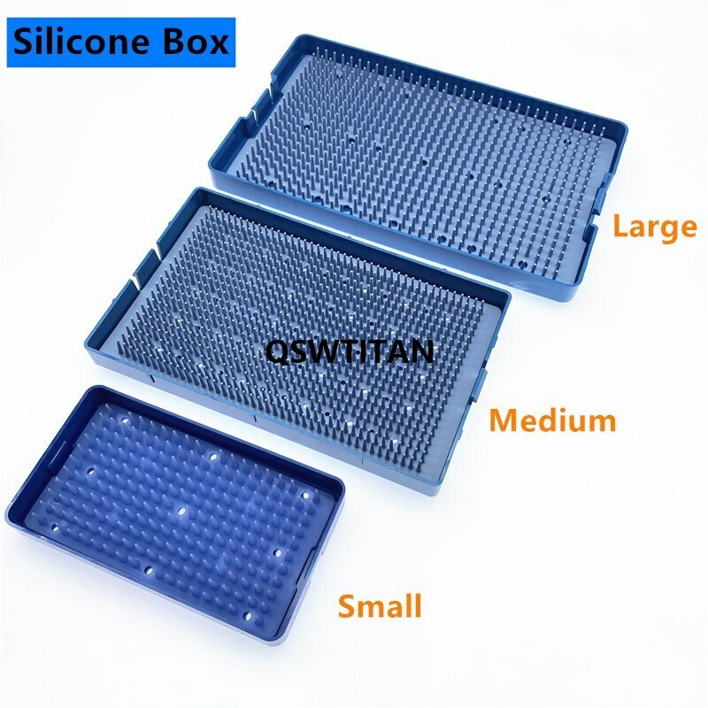 Sterilization tray disinfection case autoclavable box for surgery instrument