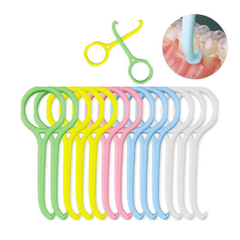 Dental Aligner Remover Orthodontic Retainer Brace Removal Hook Tool 4 Colors