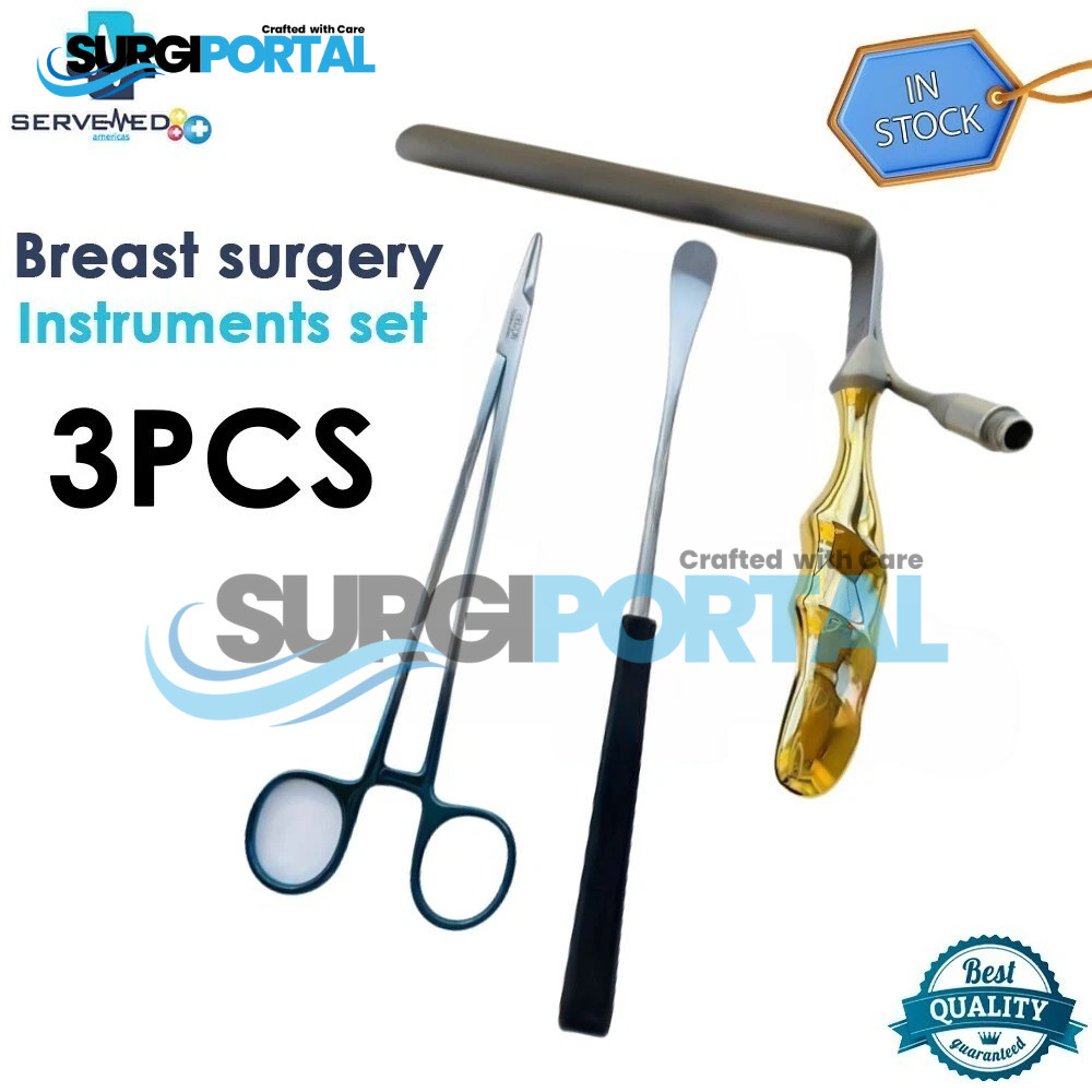 Breast surgery set of 3 pcs plastic surgery instruments Top Best Quality