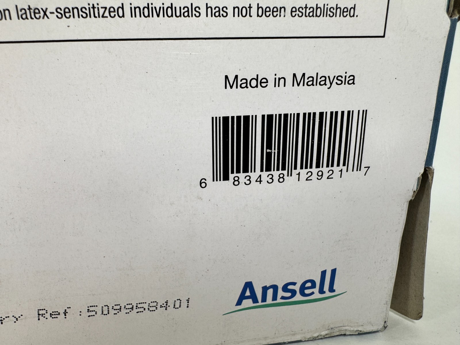 ANSELL L921 Latex Disposable Glove, Size: Small Microflex E-Grip *Box of 100*