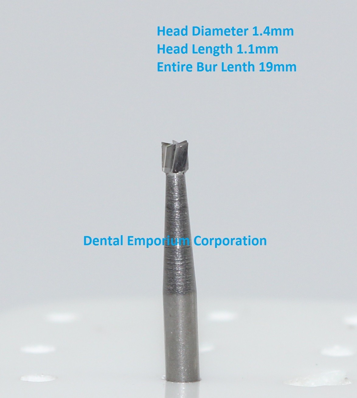 Dental Carbide Burs FG # 37 for High Speed Handpiece Inverted Cone 10 per Pack