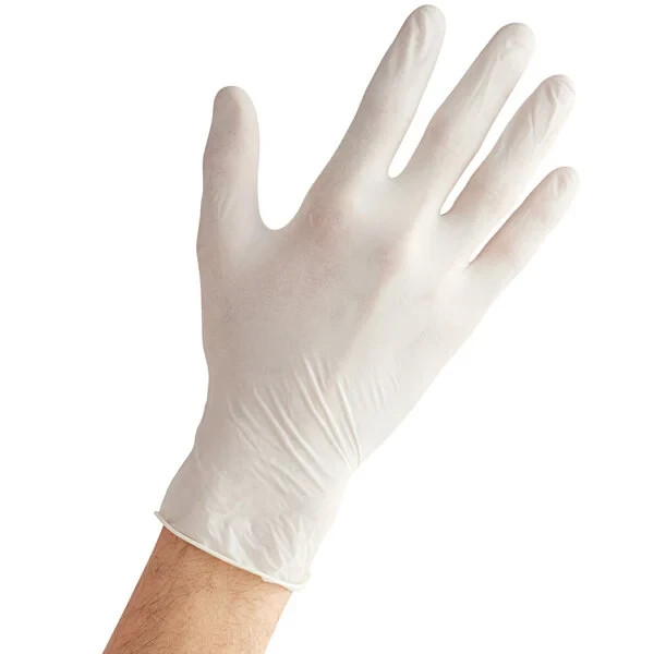 10 Boxes/1,000 Pcs Latex Disposable Gloves 4.5 Mil Powder Free SMALL