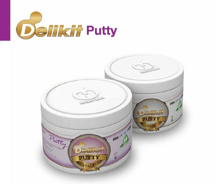 Delikit VPS Putty – 300ml Base + 300ml Catalyst (Regular Set / Fast Set)