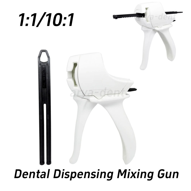 Dental Activa-Spenser Mixing Dispenser Gun 1:1/10:1 5ml Automix Syringes Cement