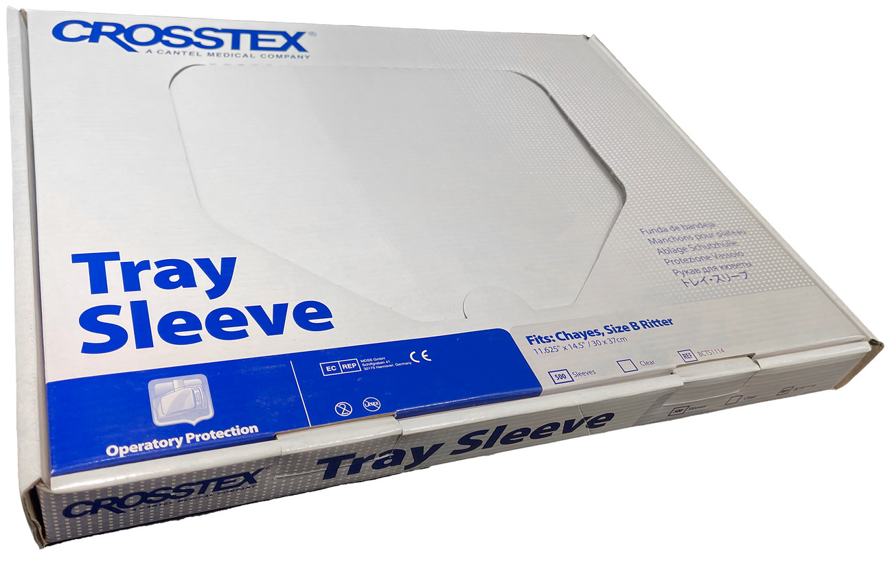Crosstex BCTS1114 Dental Tray Barrier Sleeves Size B Ritter 11.625″ x 14.5″ 500/