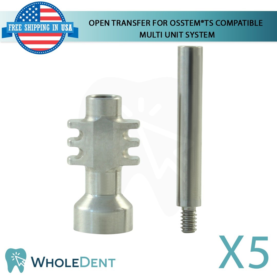 X5 Open Transfer For Multi Unit Dental Osstem® TS Hiossen® ET Compatible Hex