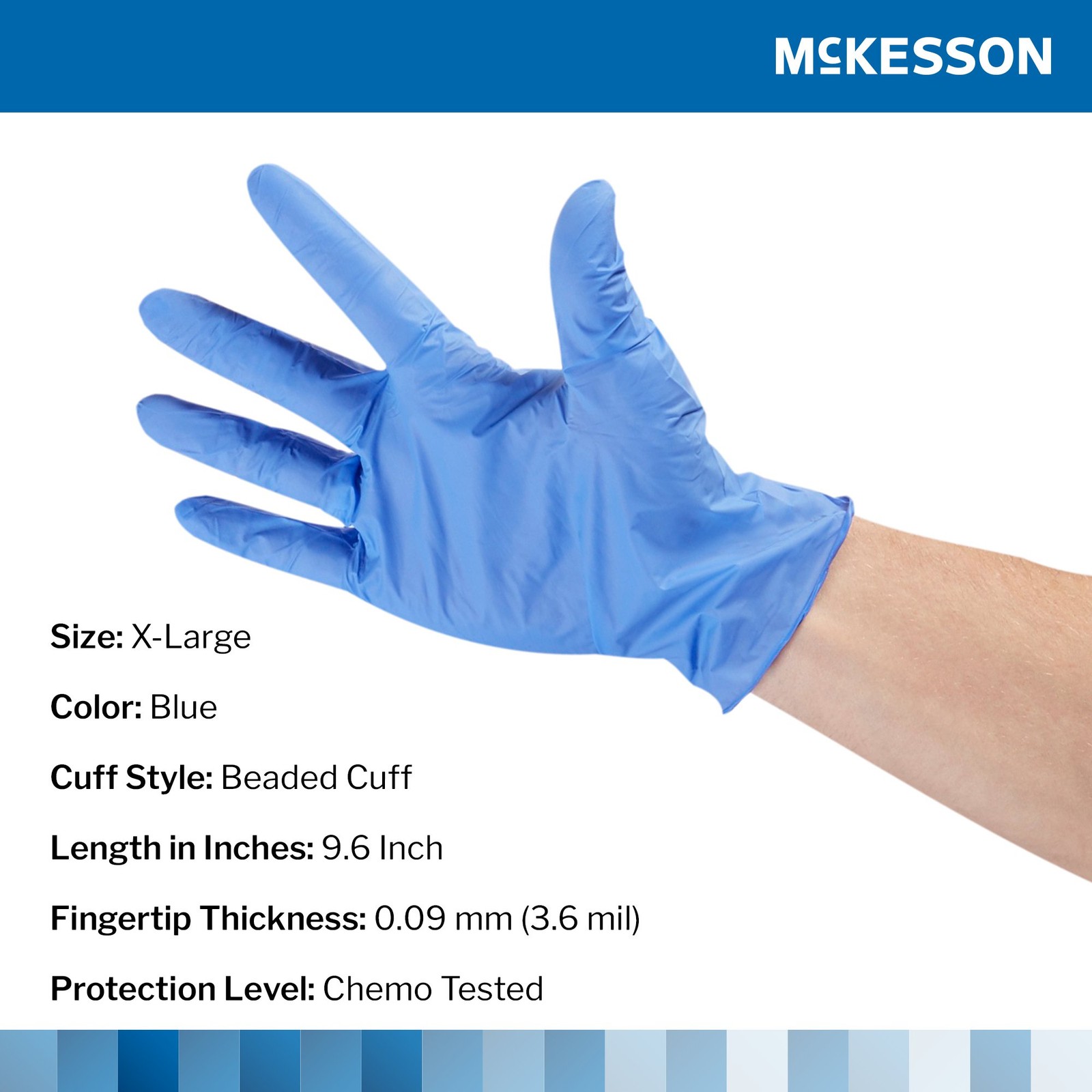 McKesson Confiderm Nitrile Exam Glove – 900 per Box