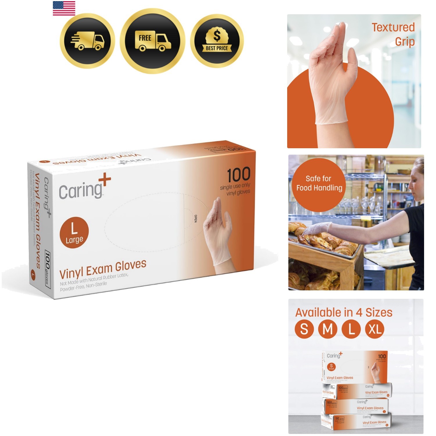 Vinyl Exam Gloves Powder Free and Not Made with Natural Rubber Latex, Gloves …