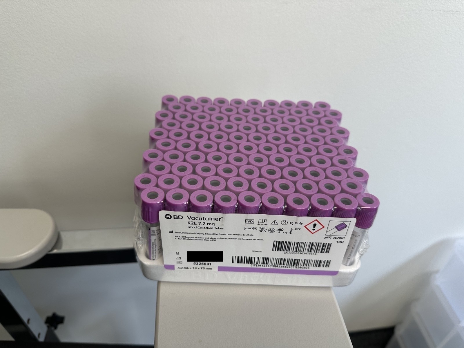 4ml Lavender Vacuum Collection Tubes, EDTA Tube *READ DESCRIPTION*