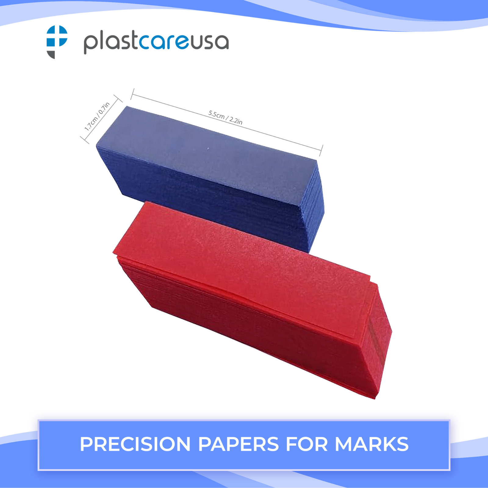 Red Articulating Paper Dental Ultra Thin Occlusal Contact Marking, 2 Boxes (600)