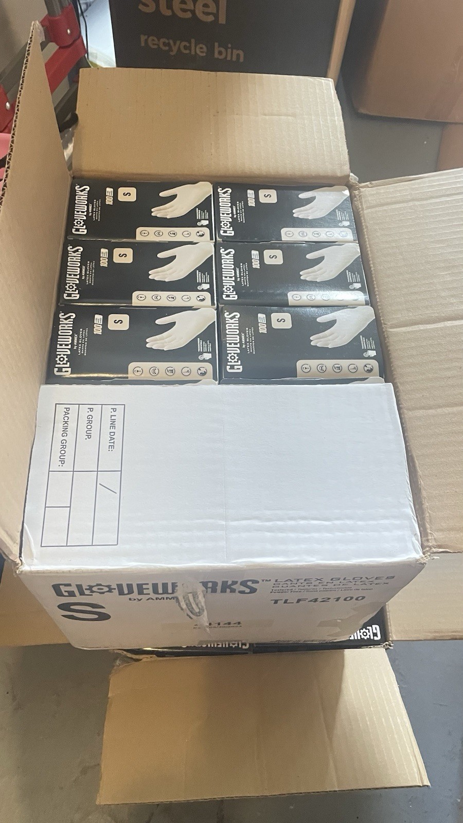 gloveworks nitrile gloves Industrial exp 93024
