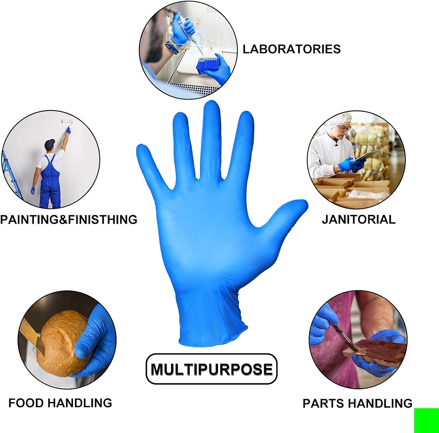 Multipurpose Nitrile Cleaning Gloves, Latex Free