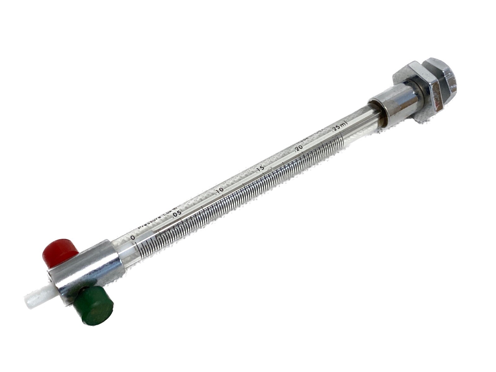 PRECISION 0.25mL Reusable Graduated Glass SomnoSuite Syringe w/ PTFE Slip Tip