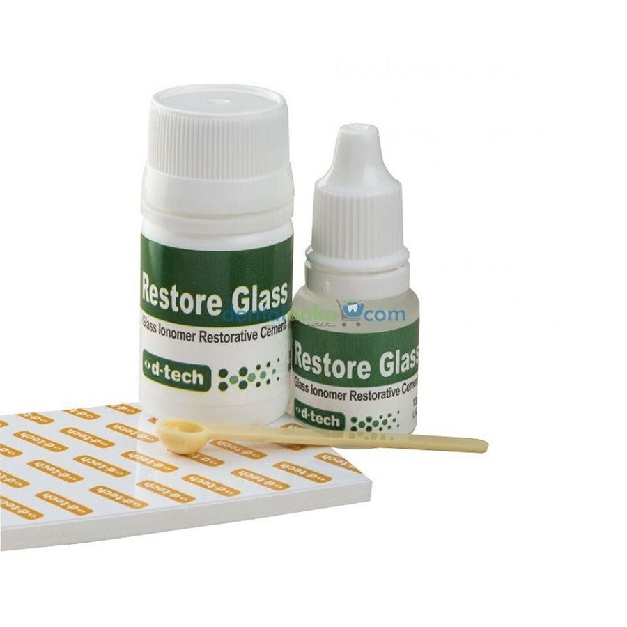 Restore Glass Ionomer Restorative Cement Dental Filling Kit Powder Liquid