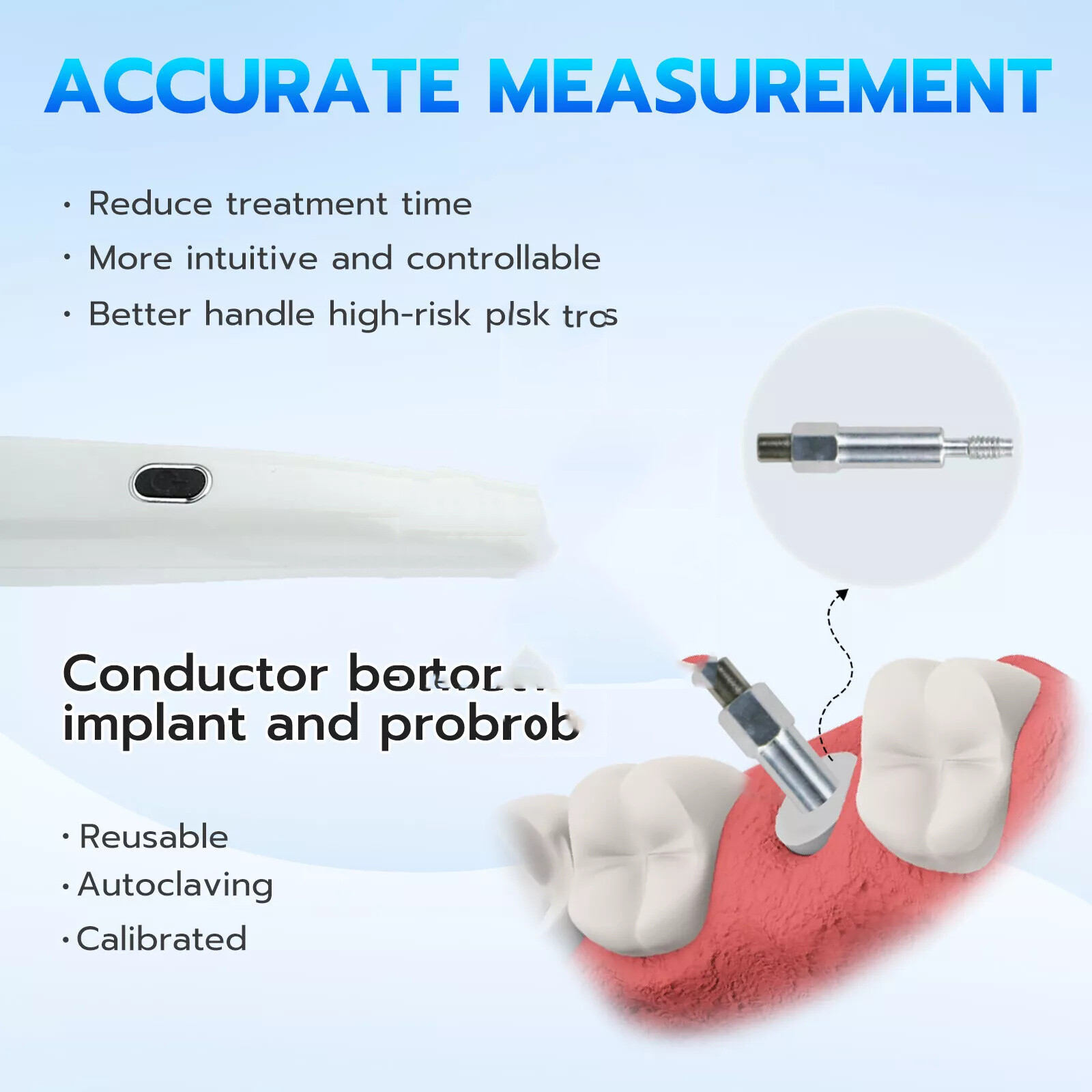 DENTAL NEW OSSEOINTEGRATION IMPLANT STABILITY METER FAST SHIPPING