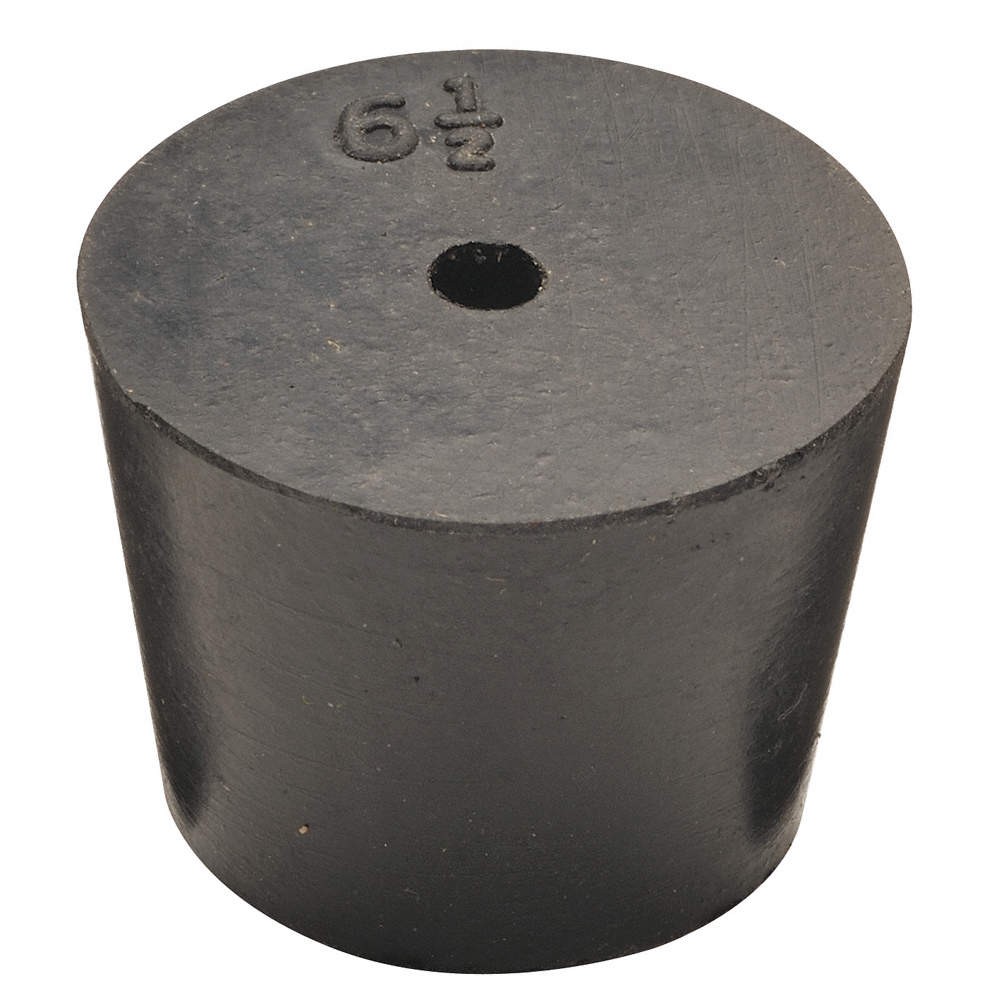 GRAINGER APPROVED RST0-H Stopper,Sz 0,13 mm BDia,Black,0,PK63 9UDD9