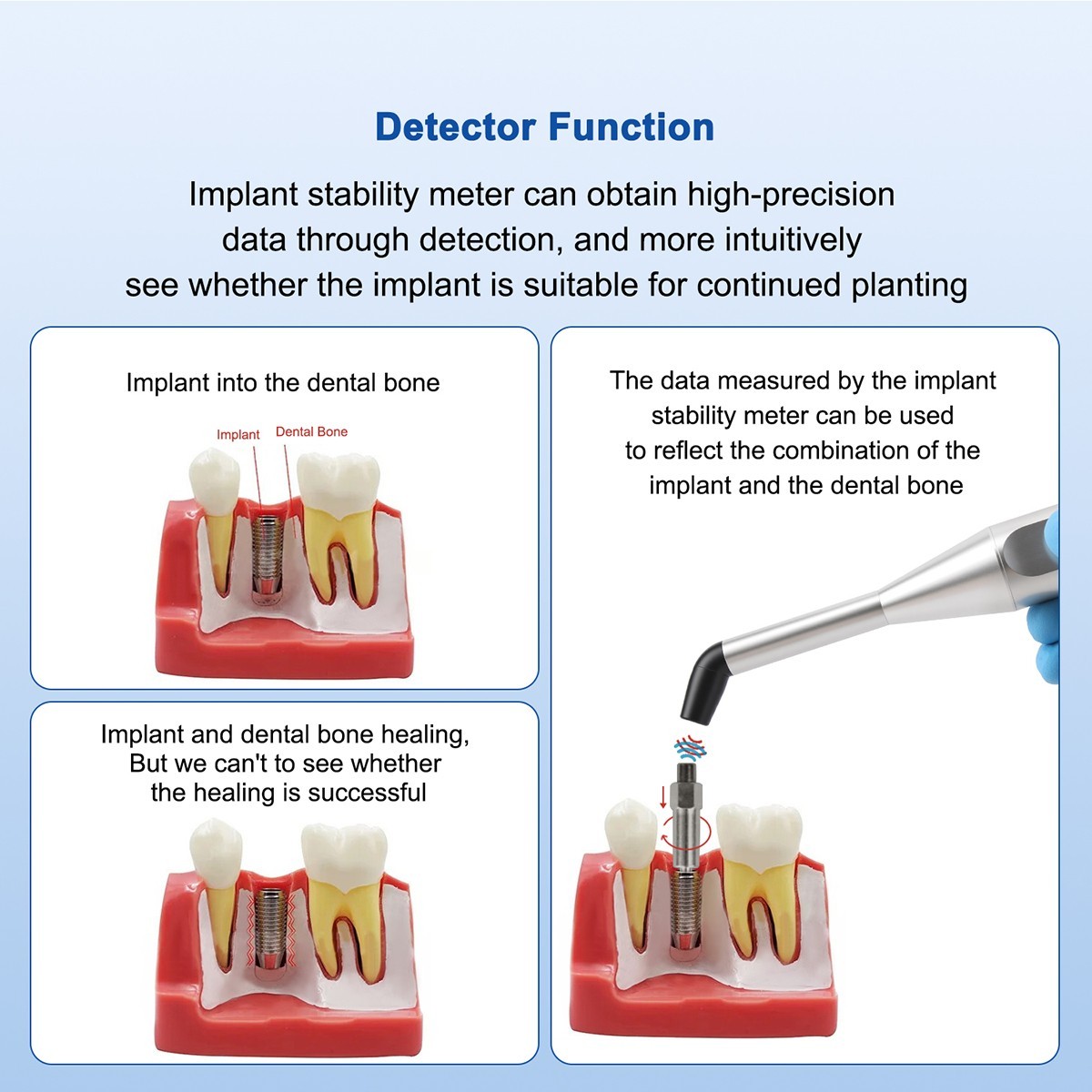 DENTAL OSSTELL BEACON ISQ IMPLANT STABILITY METER TOOL INSTRUMENT