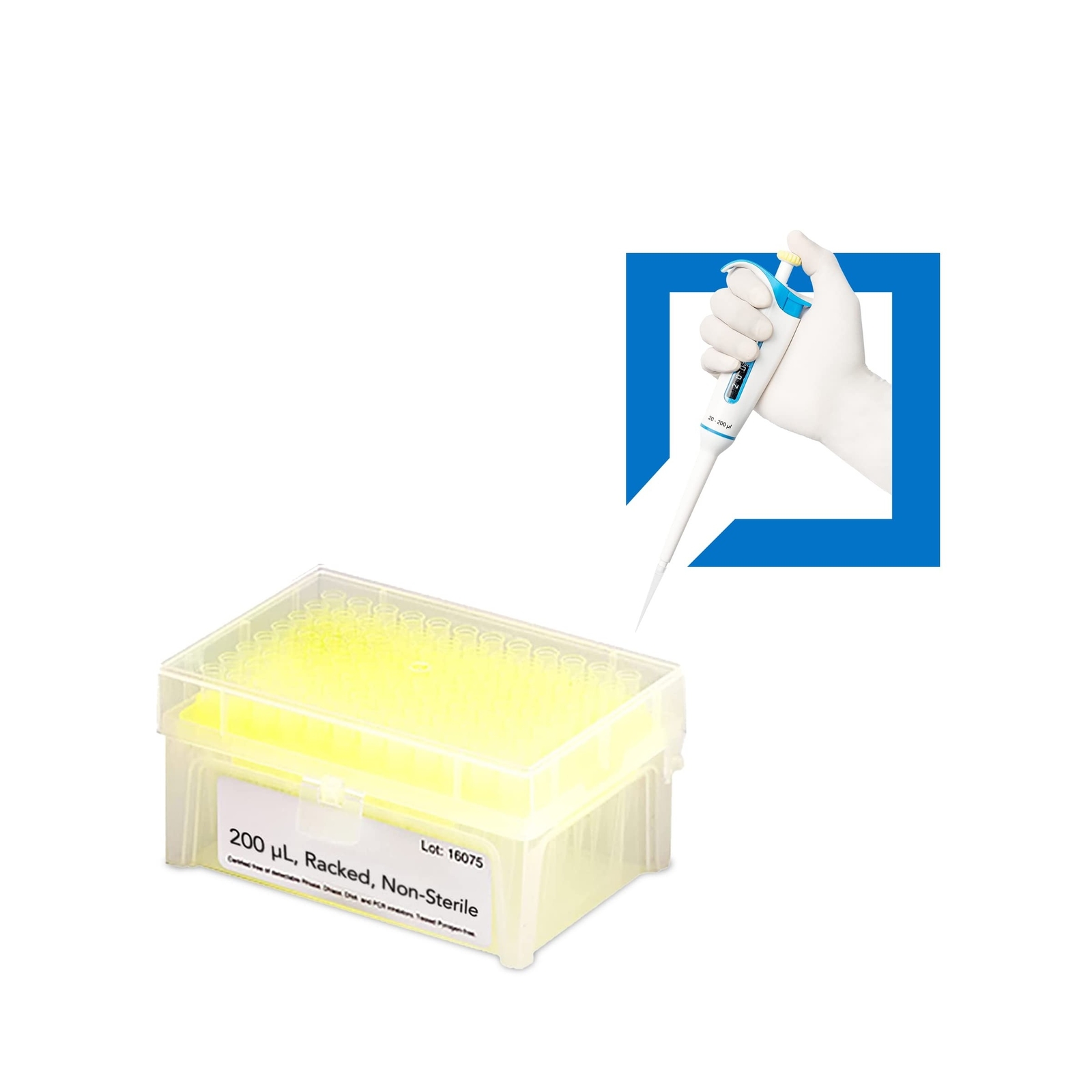Micropipette Pipette Tips, Low-Retention and Clean-Release Hydrophobic Transf…