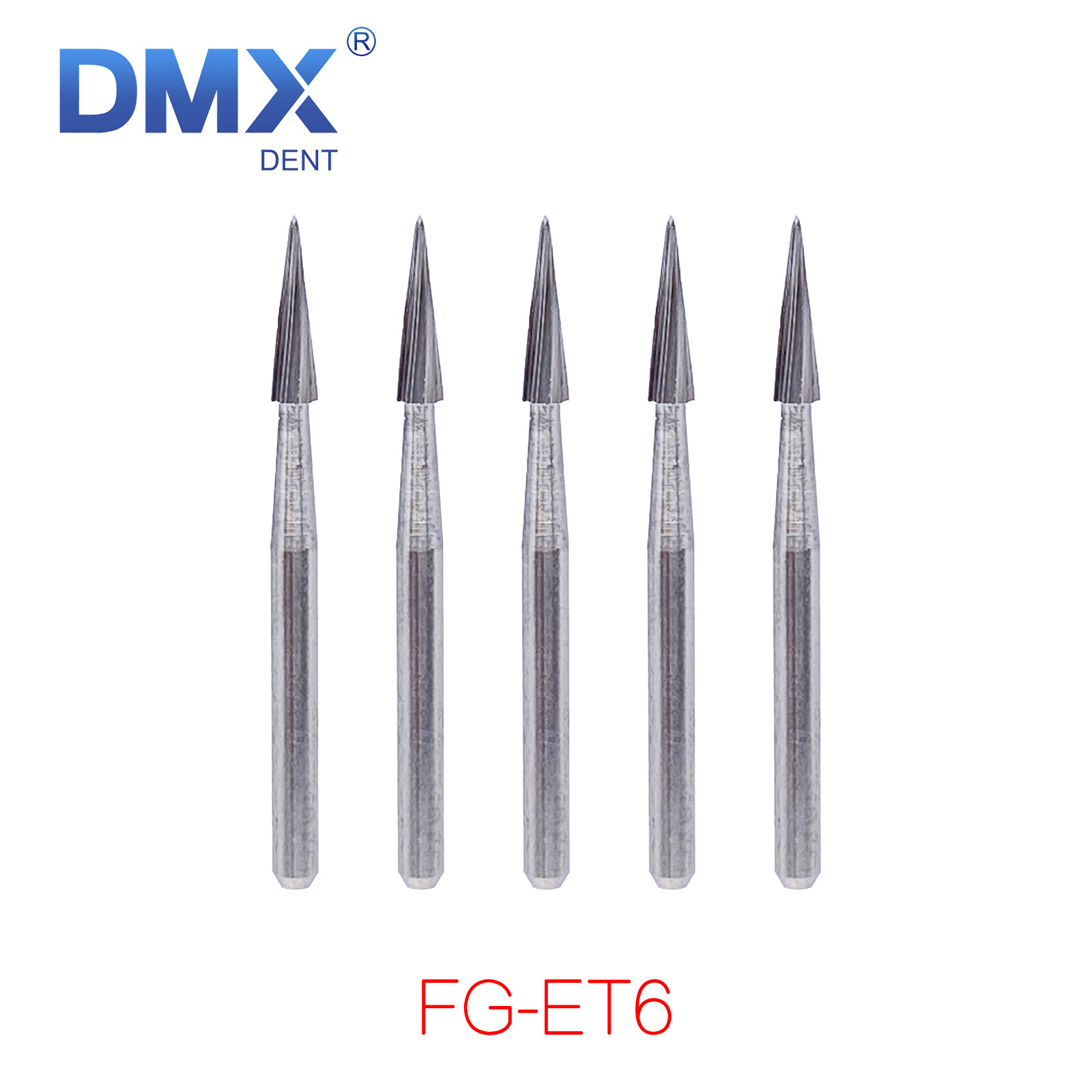 Dental Carbide Burs Trimming Finishing Polishing Safe End Taper FG ET6 ET9