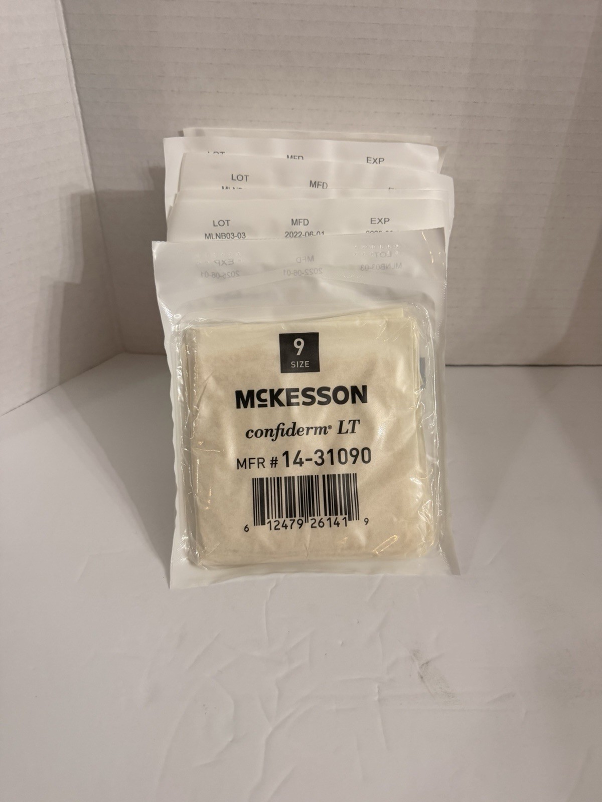 10 Pairs Of McKesson Confiderm LT Latex Surgical Glove Powder Free Size 9