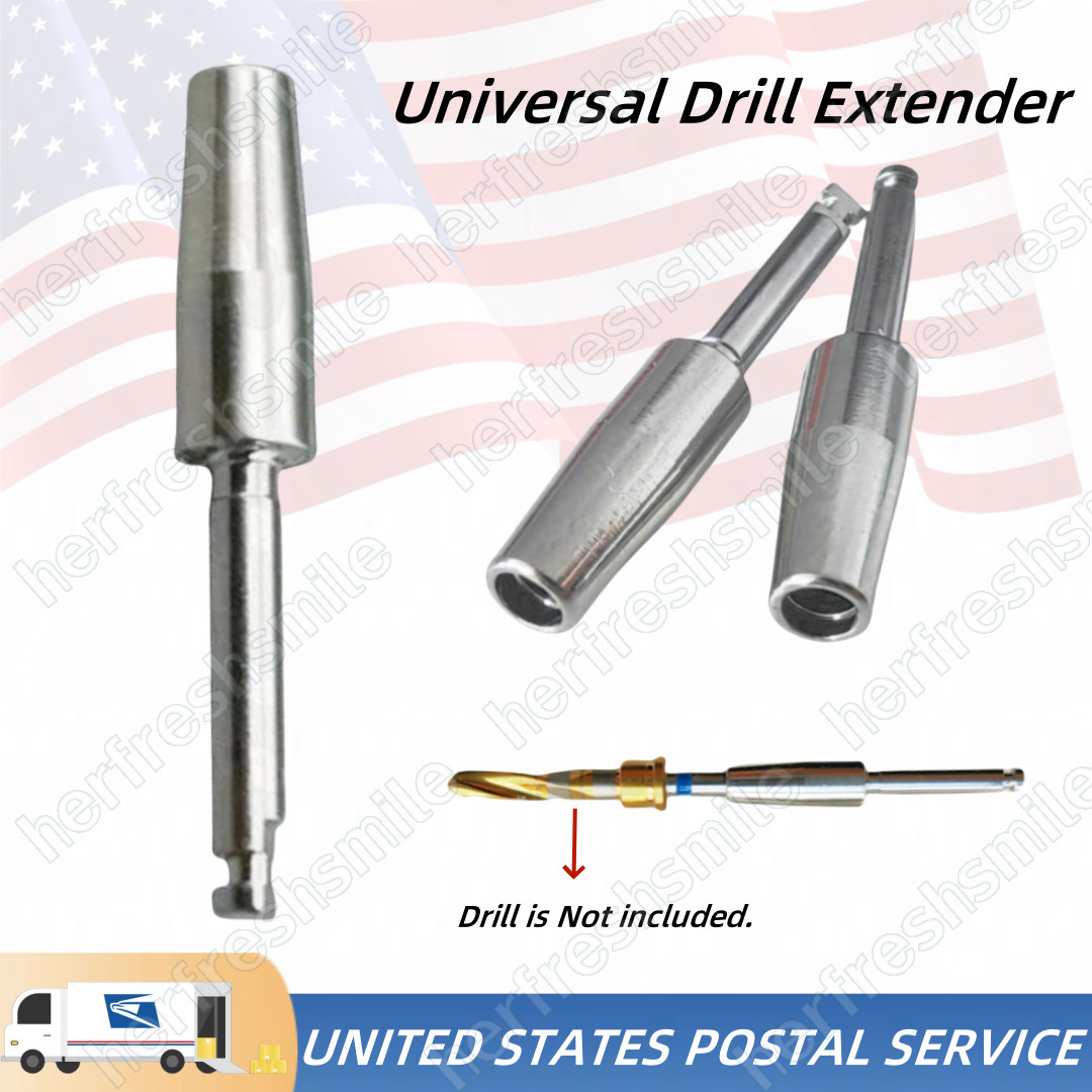 Dental Universal Drill Extender Implant Drills Bur Length Extension Bar Rod USA