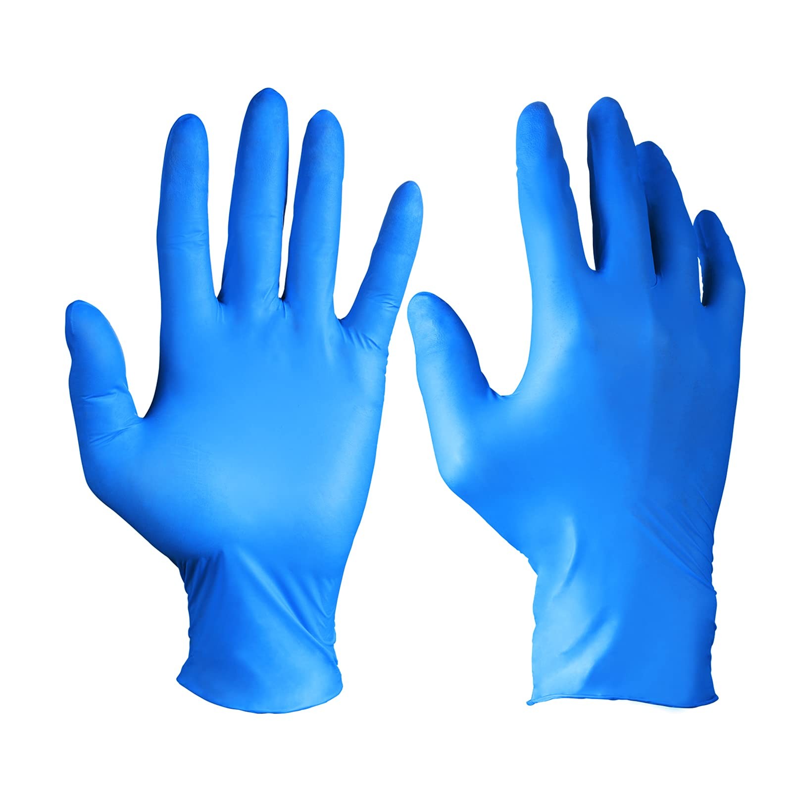 Nitrile Gloves Disposable Gloves (X-Large, 1 Count (Pack of 100)),4 Mil, Powd…