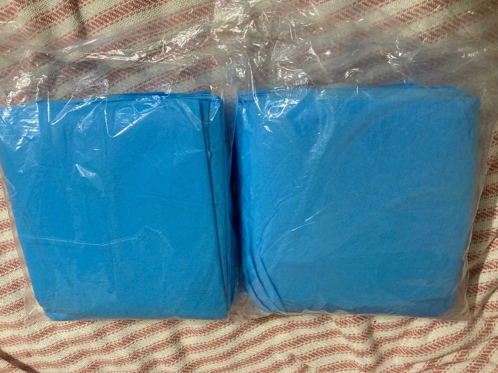 Isolation Gowns Blue Disposable Dealmed Single Use 2 Packs (10 Gowns Each)