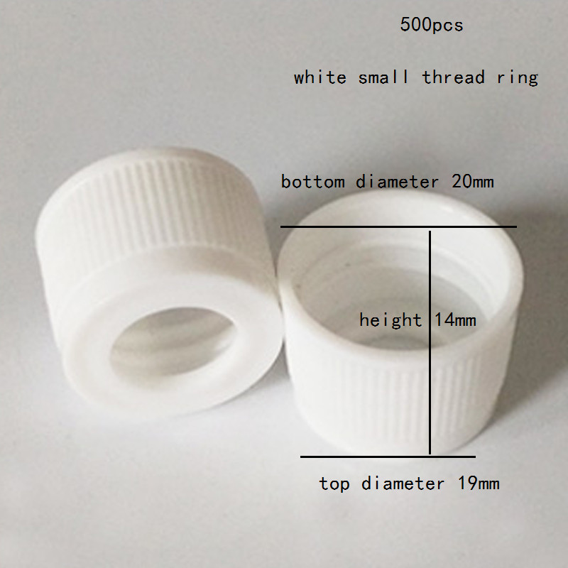 500X Rubber Dropper Head Plastic Screw Cap Ring Round Bottle Seal head DIY Craft