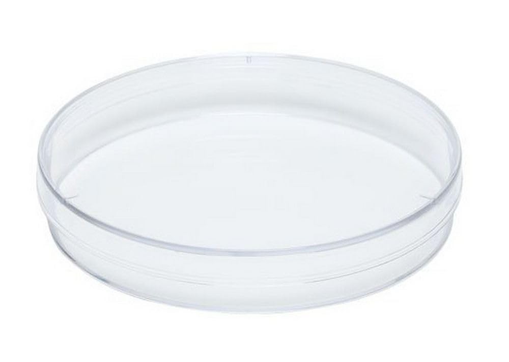 10 Pack Sterile Thick Plastic Petri Dishes with Lid, 90mm Dia x 15mm, Designe…