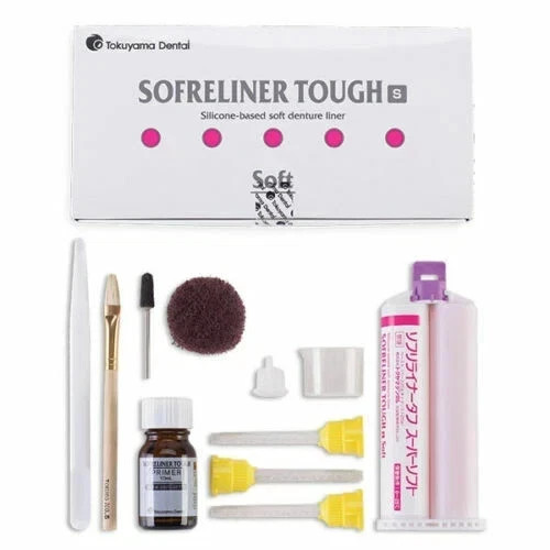 TOKUYAMA SOFRELINER TOUGH S/M | CHAIRSIDE & LAB SOFT DENTURE RELINE MATERIAL