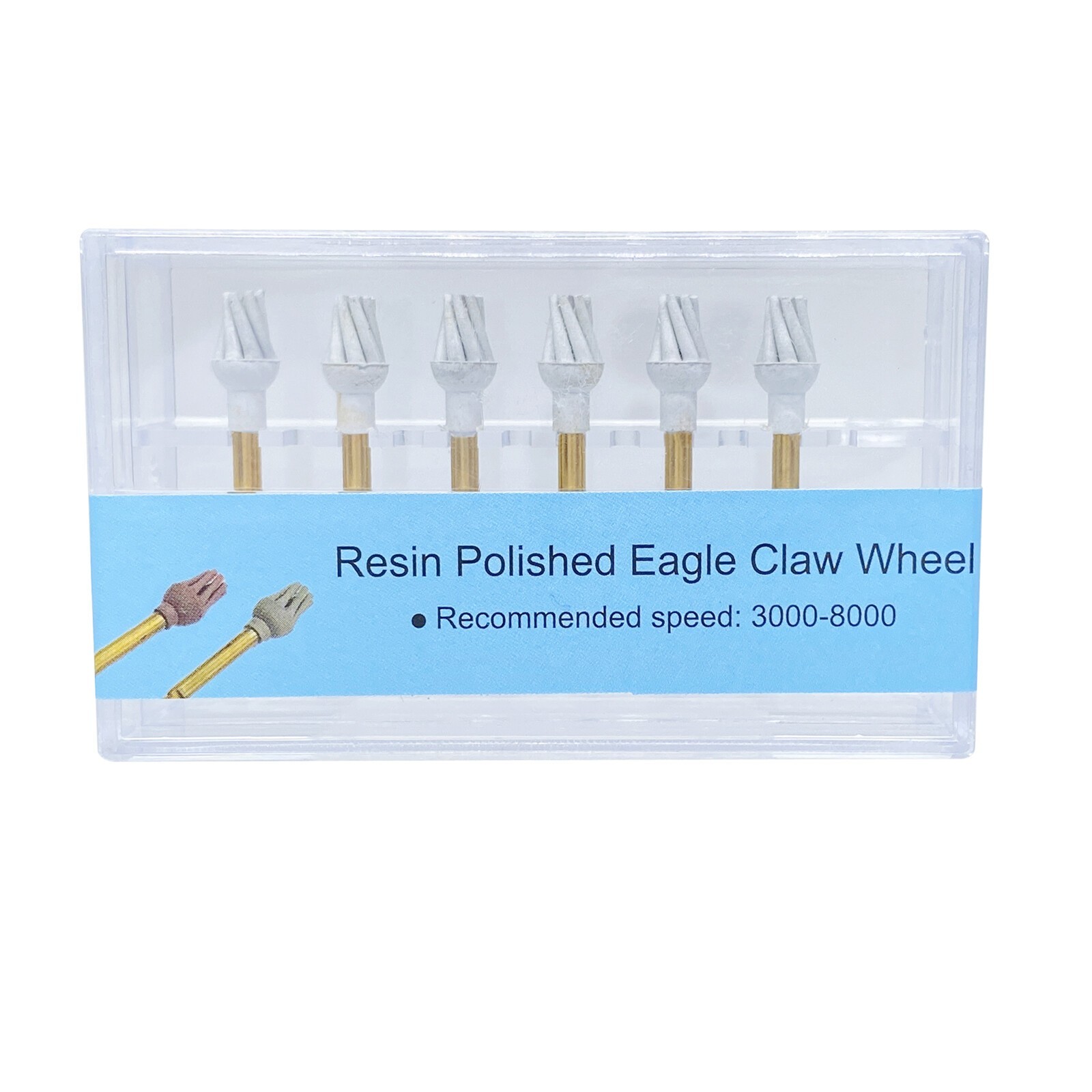 Dental Composite Polisher Rubber Resin Diamond RA Brush Coarse/Medium/Fine