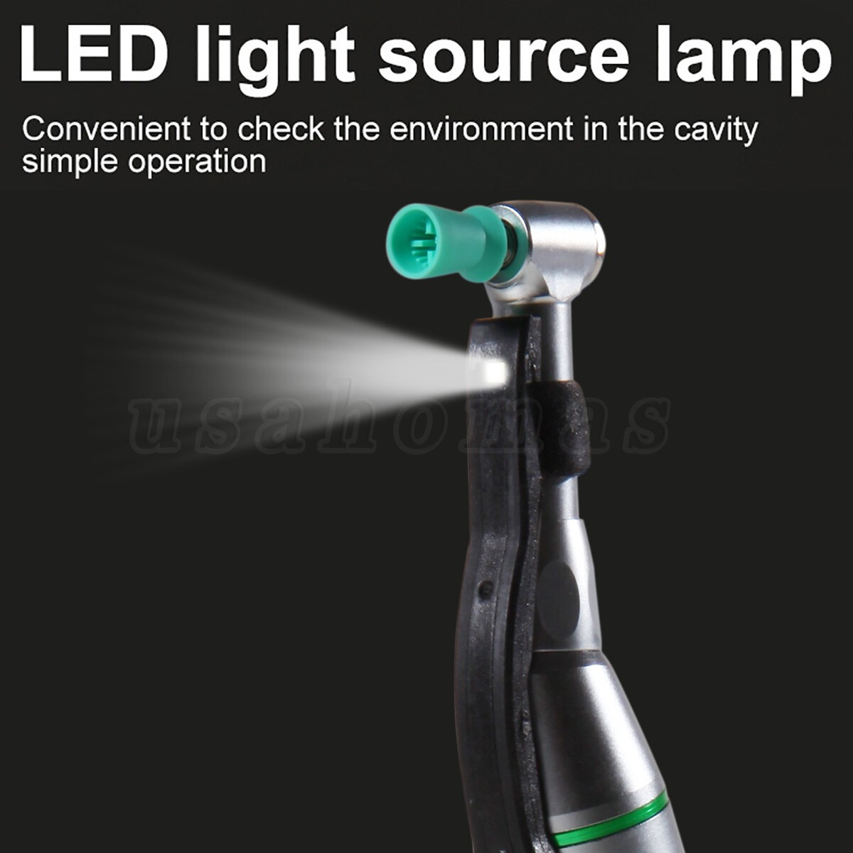 Dental LED Polishing Grinder Motor 4:1 contra angle / 100pcs Polishing cups USA