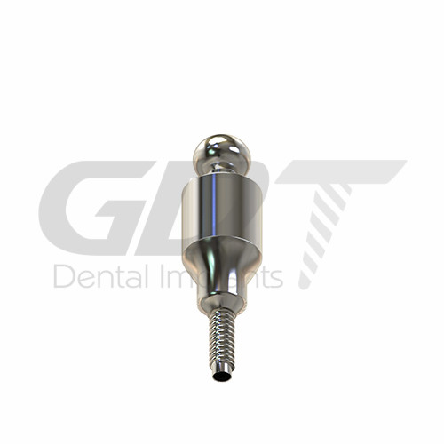 Ball Attachment Slim Platform 3.0mm Set Int Hex Dental Fixture Prosthetic