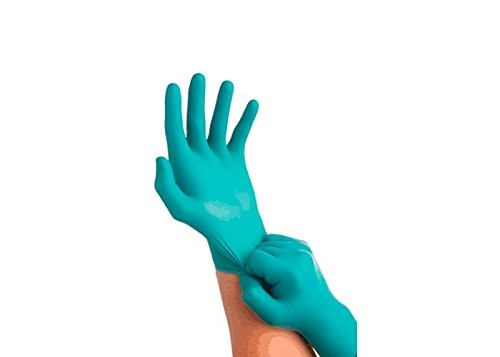Ansell TouchNTuff 92-616 Blue XL Powder Free Disposable Gloves – Food Grade – 9