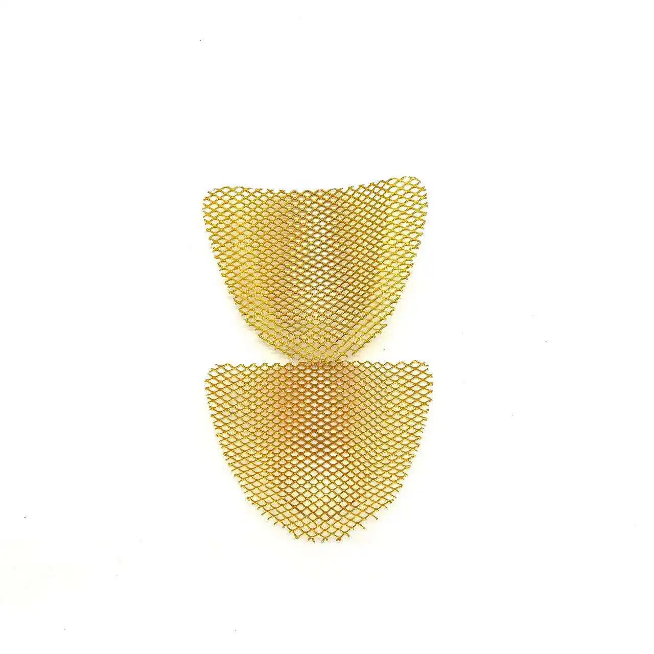 20pcs Dental Lab Grid Strengtheners Reinforcement Mesh Gold Plated Upper Lower