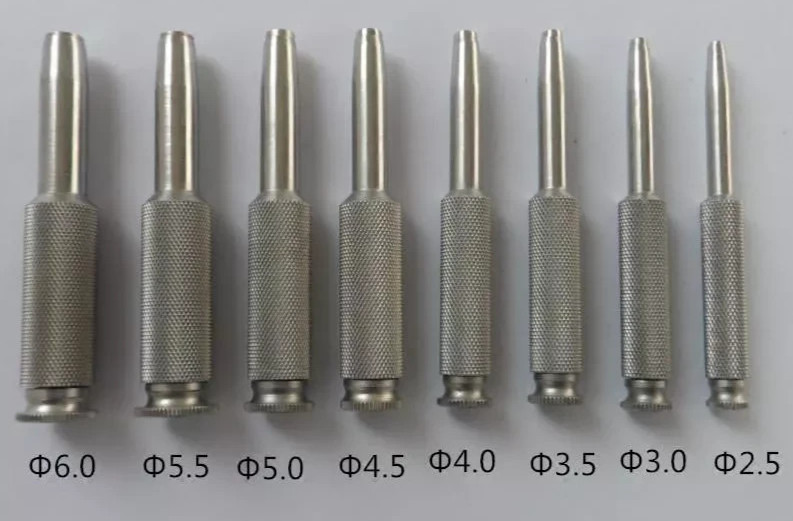 8PC Dermal Piercing Dental Skin Body Biopsy/Tissue Punch Plastic Surgery 2.5-6mm