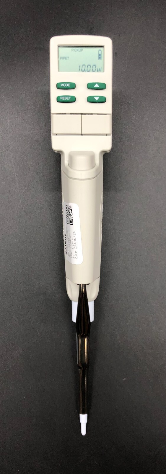 Rainin EDP3 Plus 1-10µL LTS Single Channel Electronic Digital Pipette