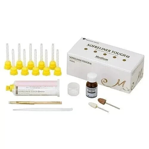 TOKUYAMA Dental Sofreliner Tough Chairside MEDIUM Denture Reline Material-m