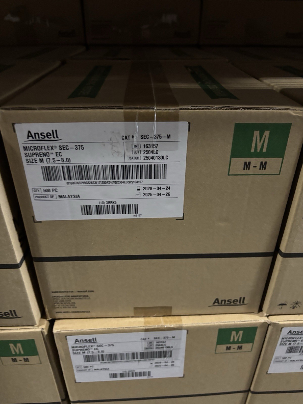 Ansell Sec-375-M Microflex Supreno, Nitrile Exam Gloves,5.5 Mil Palm*CASE* 250PR