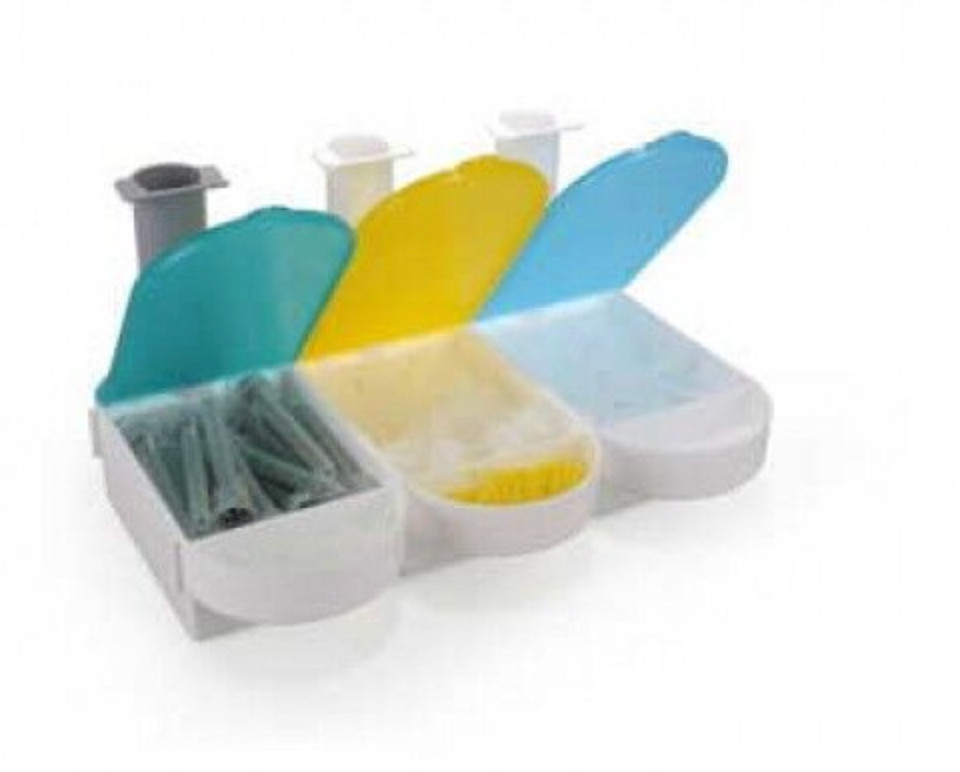 DX MIxer Holder for Mixing Tip and Dispenser Gun Holder up to 3 dental dispenser