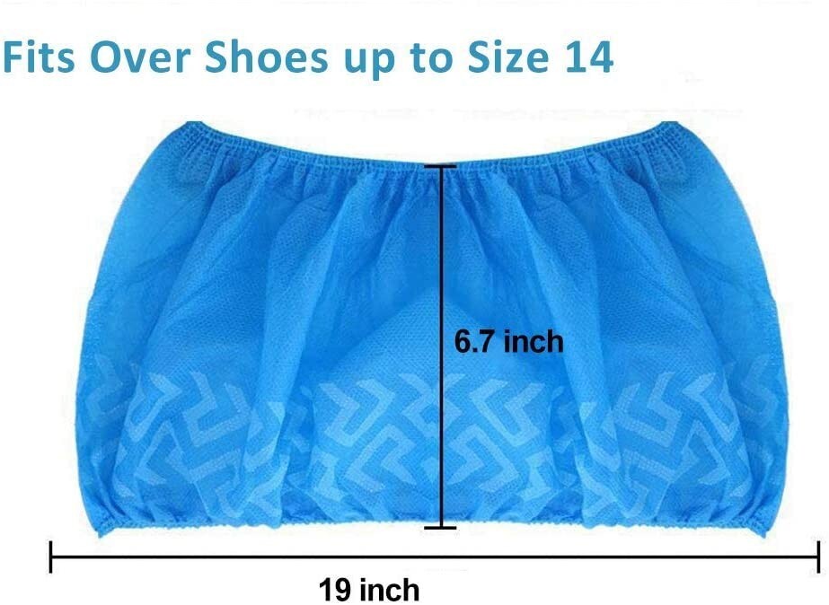 500ct(250pairs) Disposable Boot & Shoe Covers Non Slip Durable XLarge