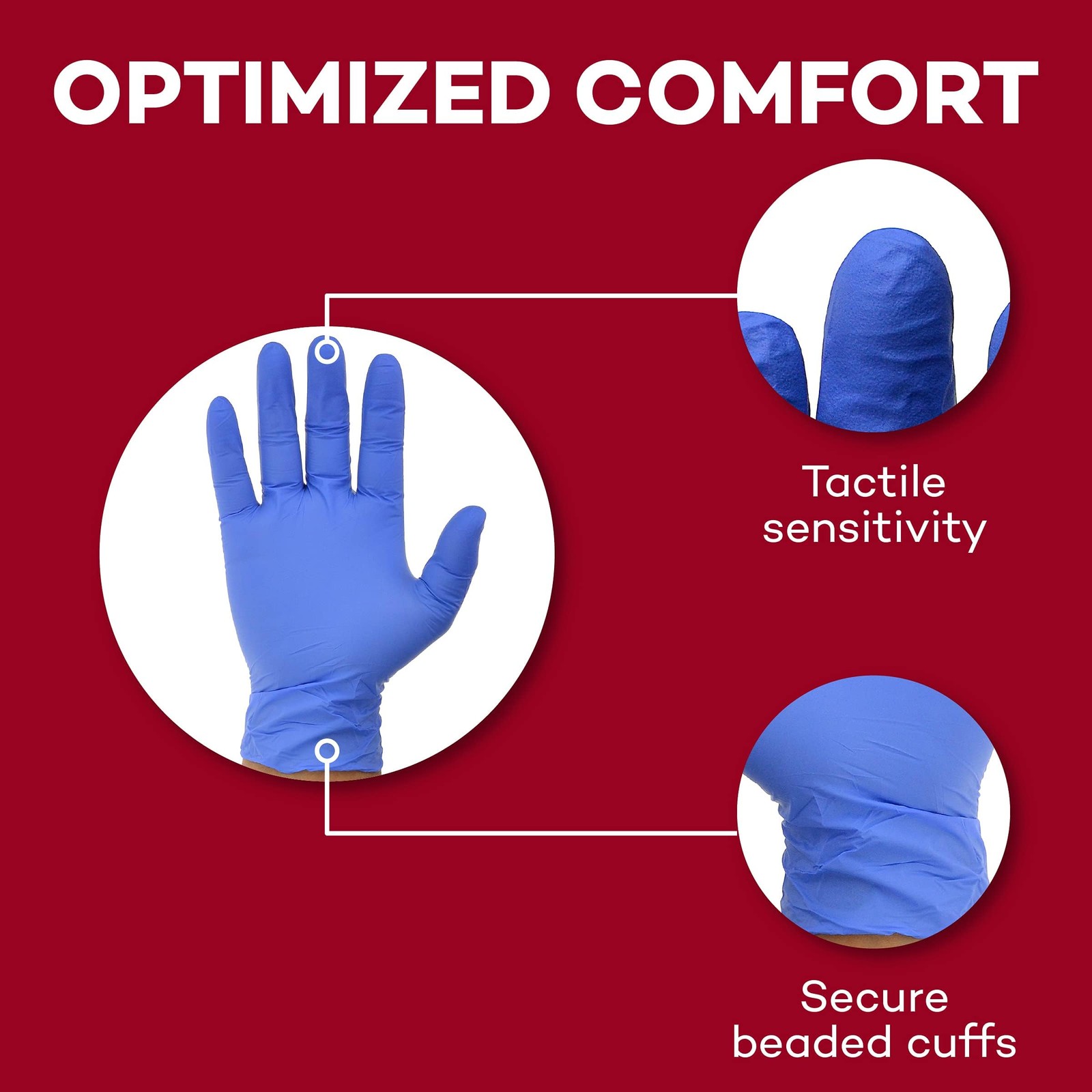 Dealmed Nitrile Exam Gloves Small (Pack of 200), Purple 1)